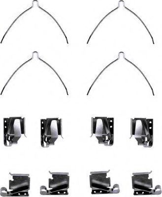 Set accesorii, placute frana