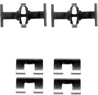 Set accesorii, placute frana