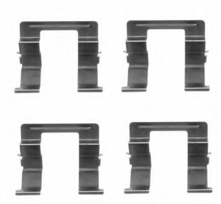 Set accesorii, placute frana