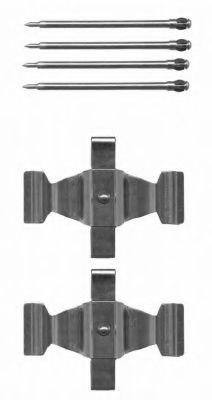 Set accesorii, placute frana