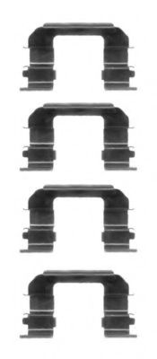 Set accesorii, placute frana