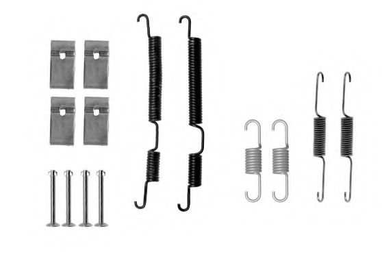Set accesorii, placute frana