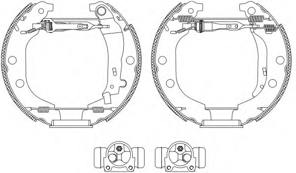 Set saboti frana