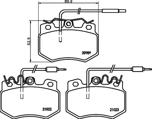 Set frana, frana disc