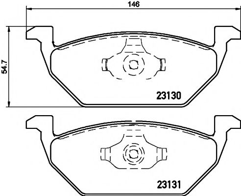 Set frana, frana disc