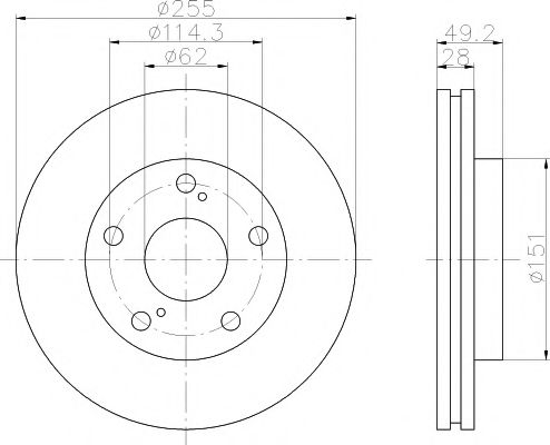 Disc frana