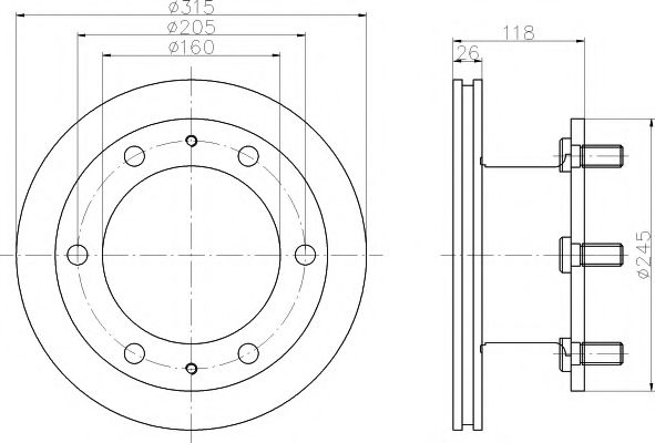 Disc frana