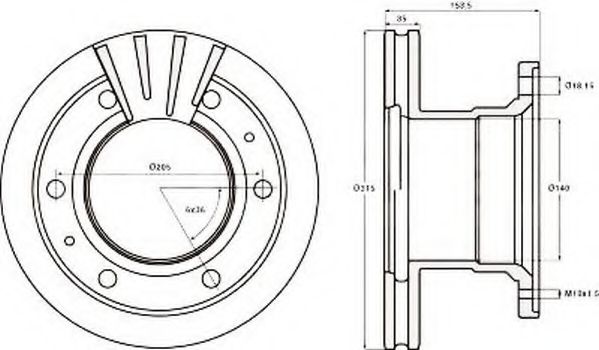 Disc frana