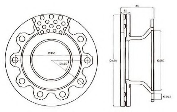 Disc frana