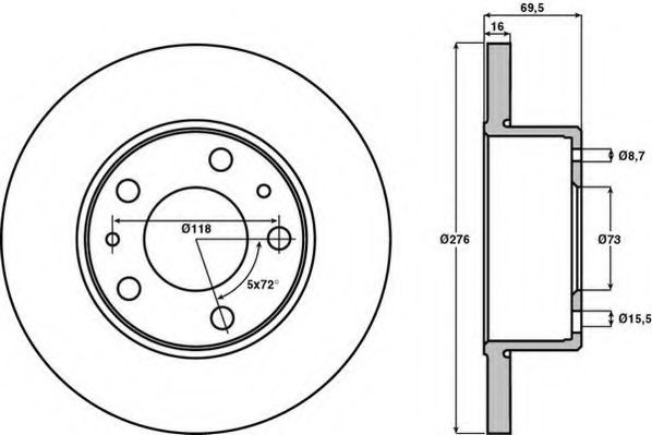 Disc frana