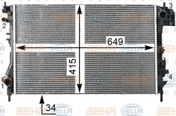 Radiator, racire motor