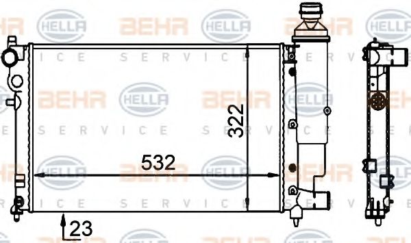 Radiator, racire motor