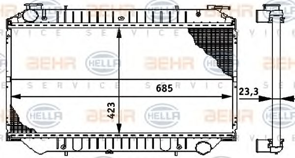 Radiator, racire motor