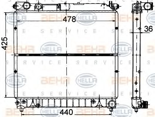 Radiator, racire motor