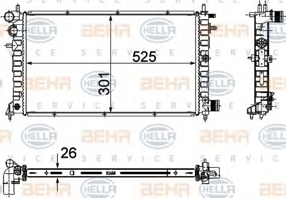 Radiator, racire motor