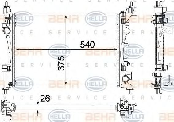 Radiator, racire motor