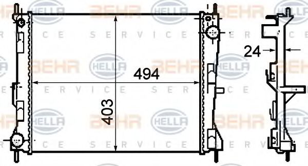 Radiator, racire motor