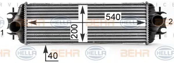 Intercooler, compresor