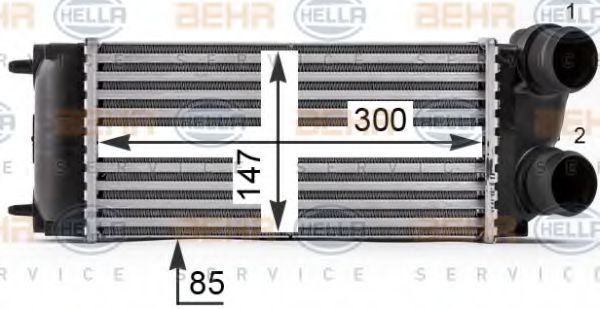 Intercooler, compresor