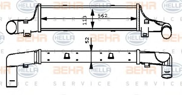Intercooler, compresor