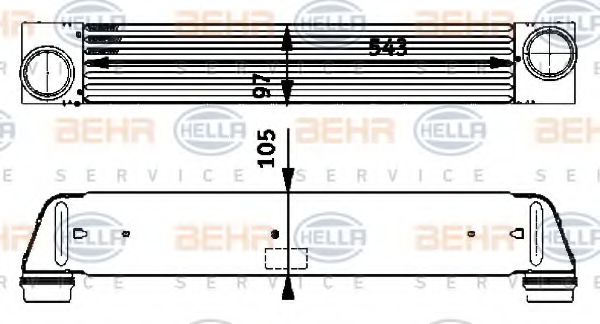 Intercooler, compresor