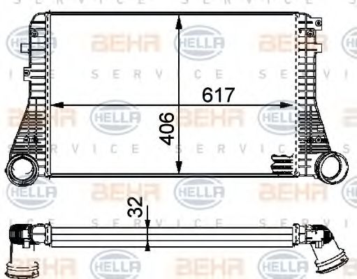 Intercooler, compresor