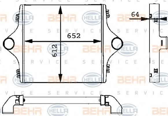 Intercooler, compresor