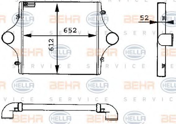 Intercooler, compresor