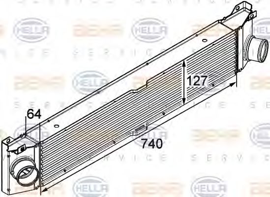 Intercooler, compresor