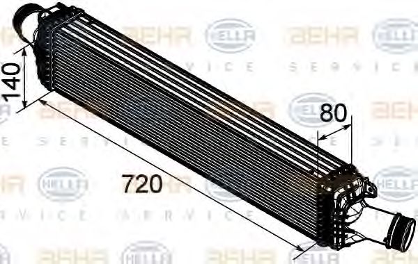 Intercooler, compresor