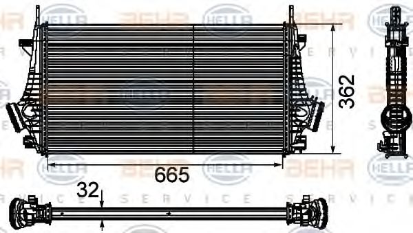 Intercooler, compresor