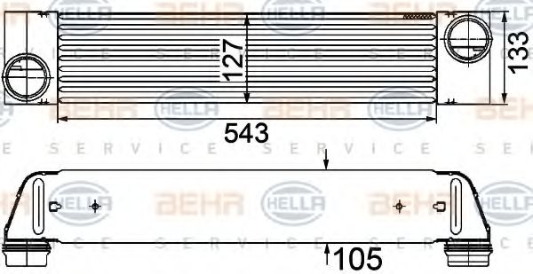 Intercooler, compresor