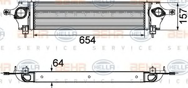 Intercooler, compresor