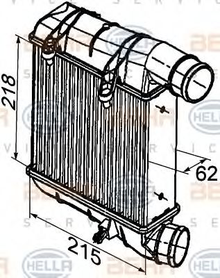 Intercooler, compresor