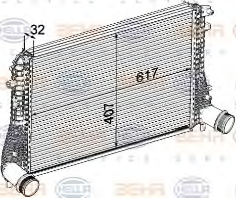 Intercooler, compresor