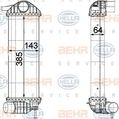 Intercooler, compresor