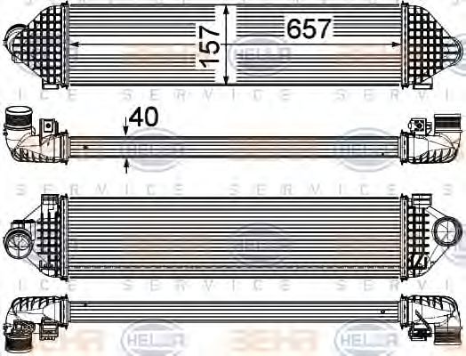 Intercooler, compresor
