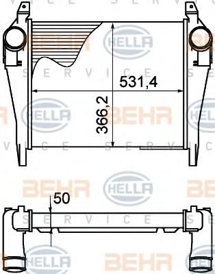 Intercooler, compresor