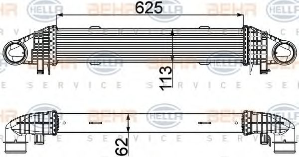 Intercooler, compresor