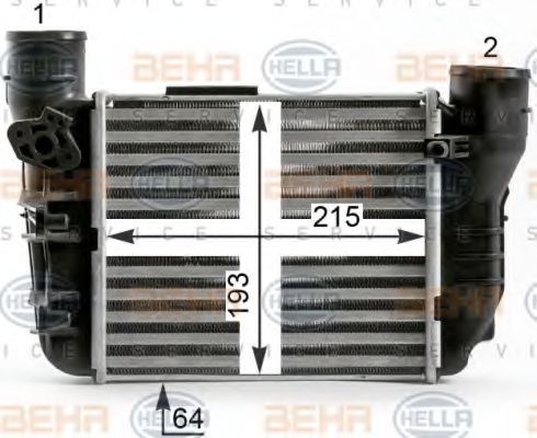 Intercooler, compresor