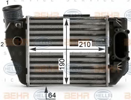 Intercooler, compresor