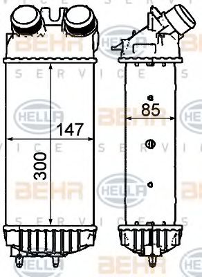 Intercooler, compresor