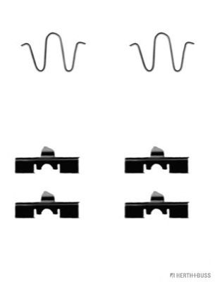 Set accesorii, placute frana