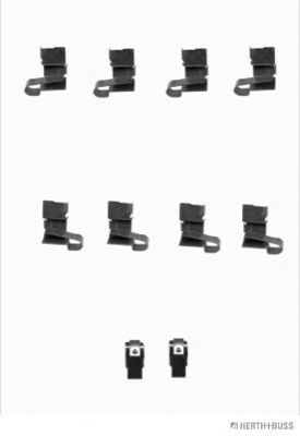 Set accesorii, placute frana