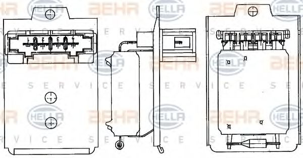 Rezistor, ventilator habitaclu