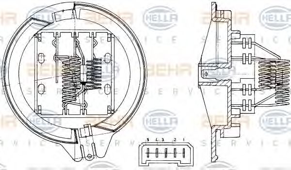 Rezistor, ventilator habitaclu