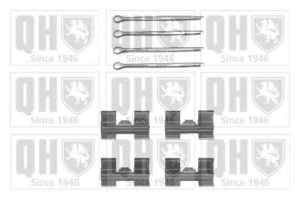 Set accesorii, placute frana