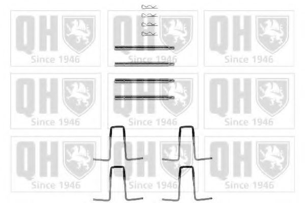 Set accesorii, placute frana