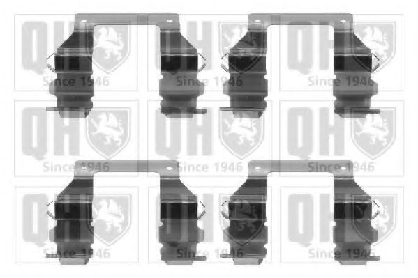 Set accesorii, placute frana