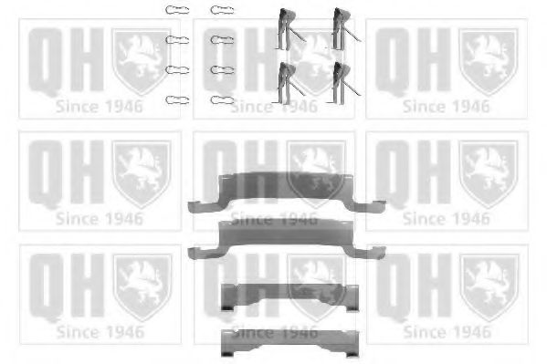 Set accesorii, placute frana